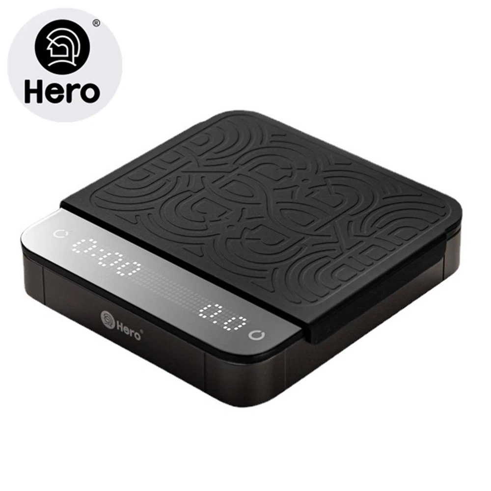 Hero Smart Digital Scale Electronic Coffee Scale with Timer Digital Kitchen Scale Precision Baking Scale 2KG/0.1g USB Charging