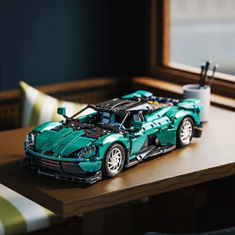 

1:10 техническая серия спортивный автомобиль строительный блок город скорость гоночный автомобиль модель кирпичные игрушки для детей подарок на день рождения MOC 2111 шт.