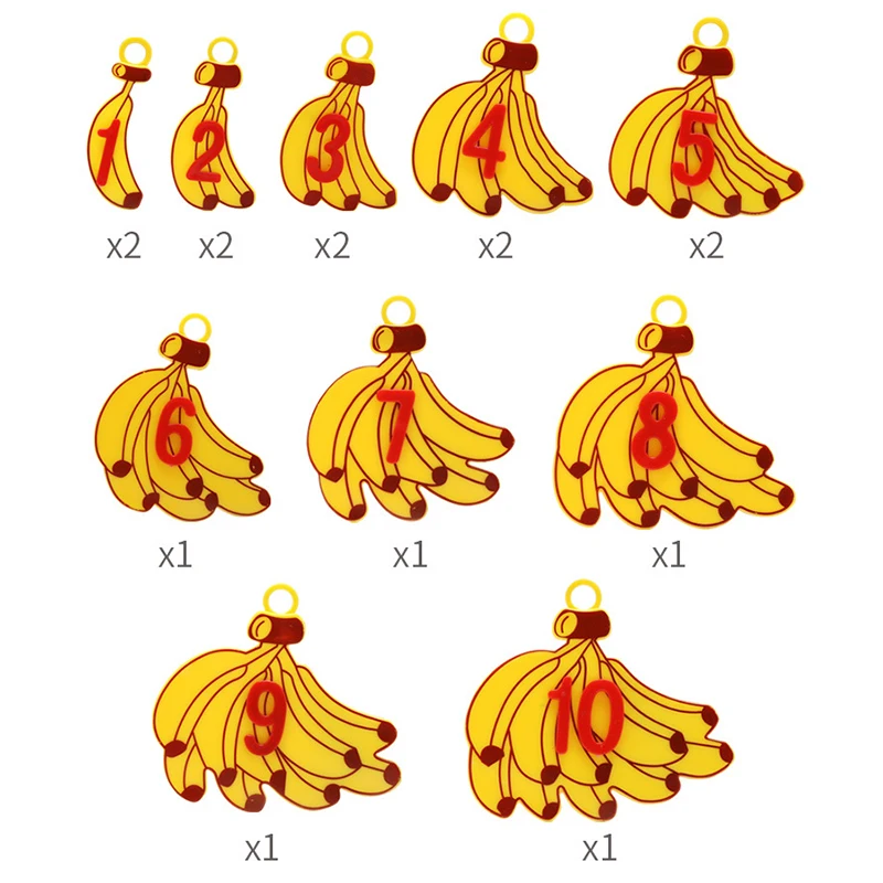 Banana Monkey Numbers Scales Math Addition Subtraction Montessori Toys Juguetes Montessori 3 Años Math Toys for Kids Abacus