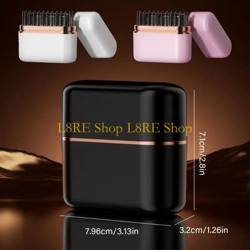 L8re Multifunktional Friseur Frisur Friseur Pinsel Haarglätter Haarglätter Pinsel Curling Eisenkamm Abs Textur