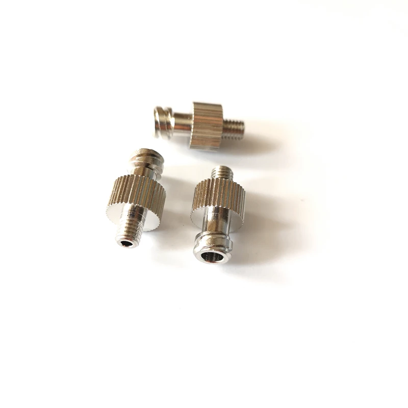 Imagem -03 - Metal m5 Rosca Macho Fêmea Luer Lock Conector Fábrica Loja Niquelado Latão Adaptador