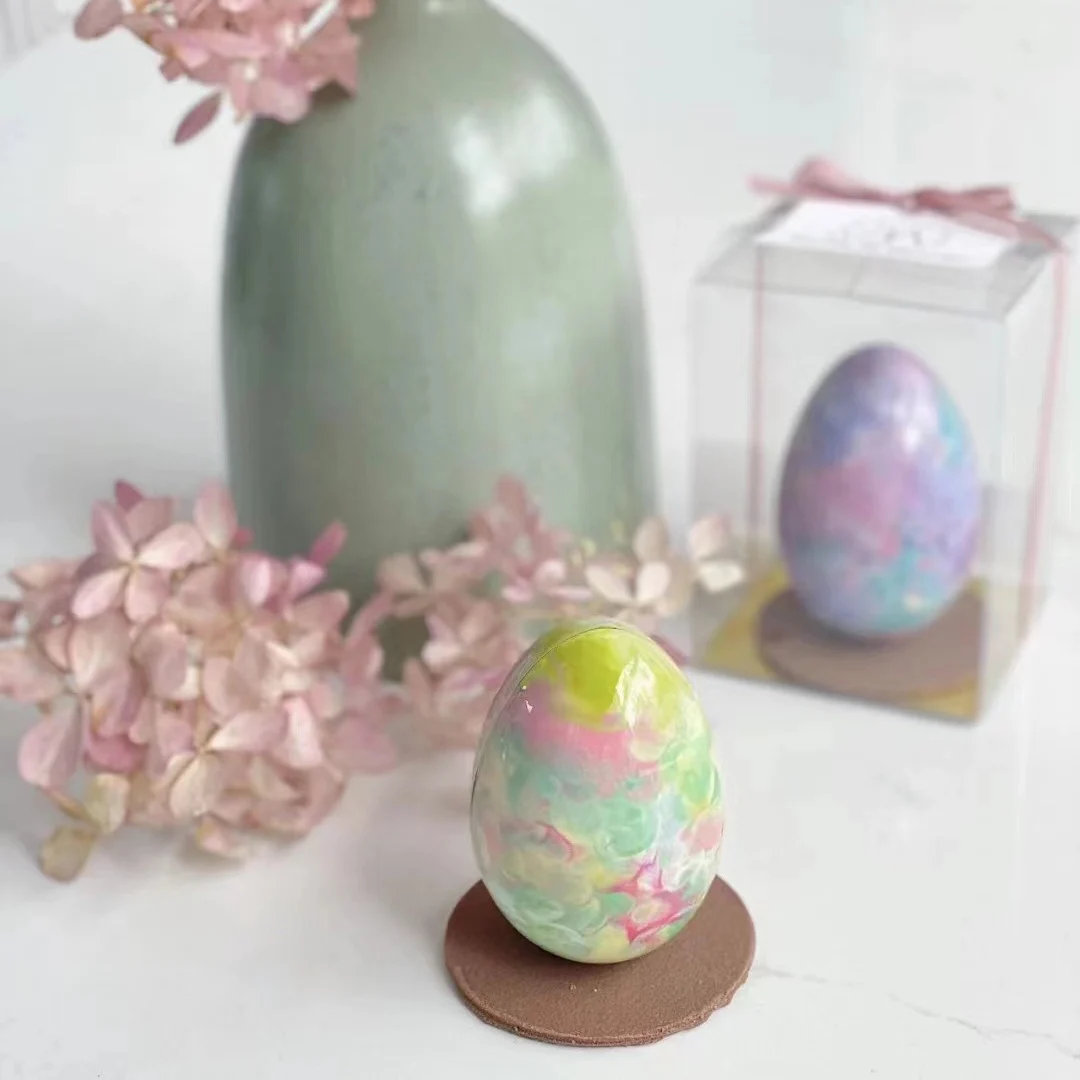 DIY Rabbit Easter Egg Chocolate Mold Polycarbonate Chocolate Mold Confectionery Tools Cake Decoration Baking Pastry Candy Mould