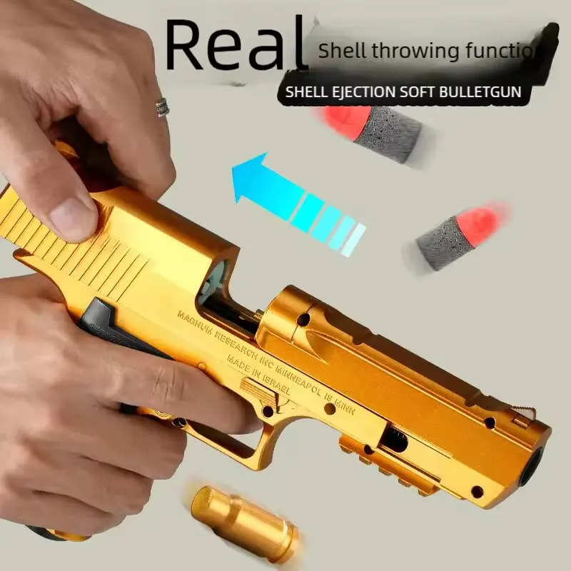 Nieuwste Shell Uitwerpen Airsoft Pistool Zacht Kogel Speelgoed Geweer Kinderen Armas Schieten Outdoor Game Boys Cadeau