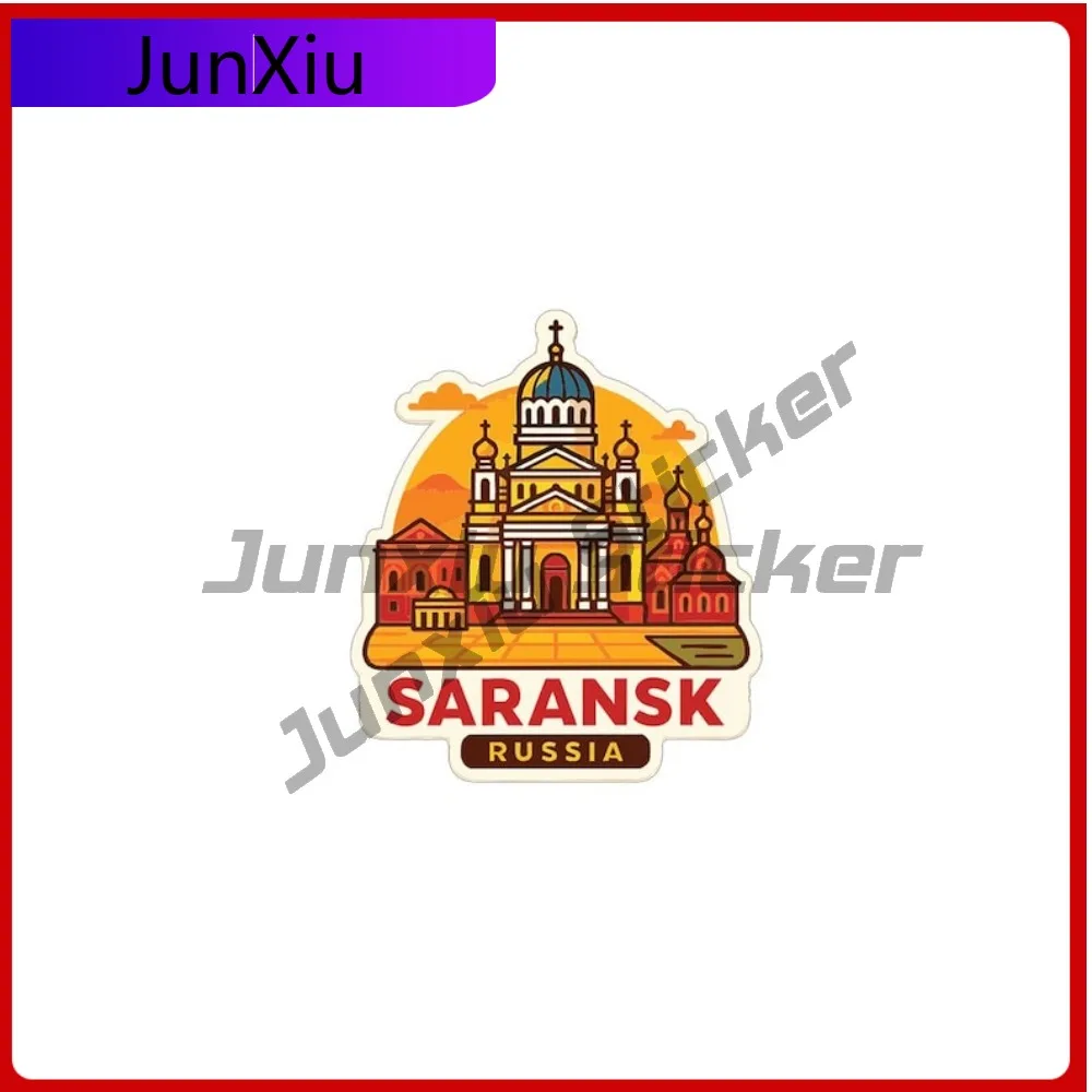 

Saransk Russia City Travel Sticker Decorative Occlusion Scratch Vinyl Decal Accessories Windshield Luggage Pickup Camper Car Bod