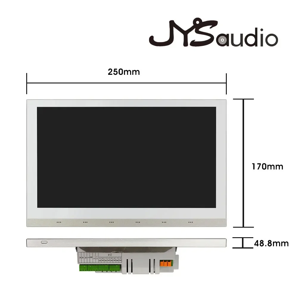 Smart Wall-Mounted Stereo Amplifier 10 Inch 30W 2 Zones Control Eshare App Control Panel Amp Amplificador Youtube Google Play