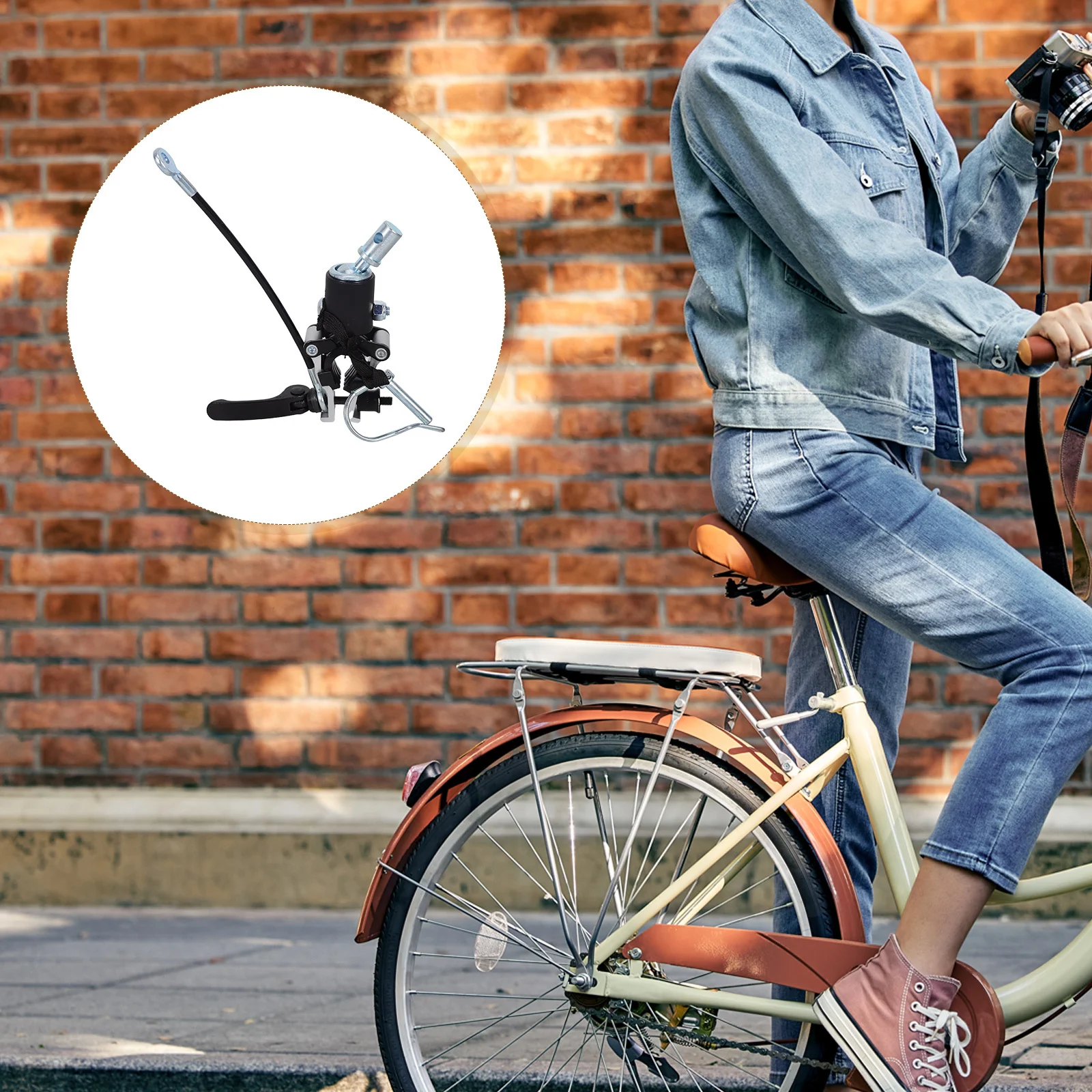 

Bike Trailer Coupler Adapter Strong Load Bearing Hitch for Bicycle Cargo Pet Transport Smooth Vibration Free Ride