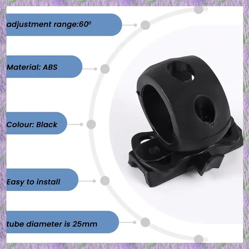 

A63K-Quick Release Flashlight Clamp Holder Mount For Fast Helmet Universal (FAST, MICH, IBH, Etc. With Rail Helmet) 2.5Cm Diamet