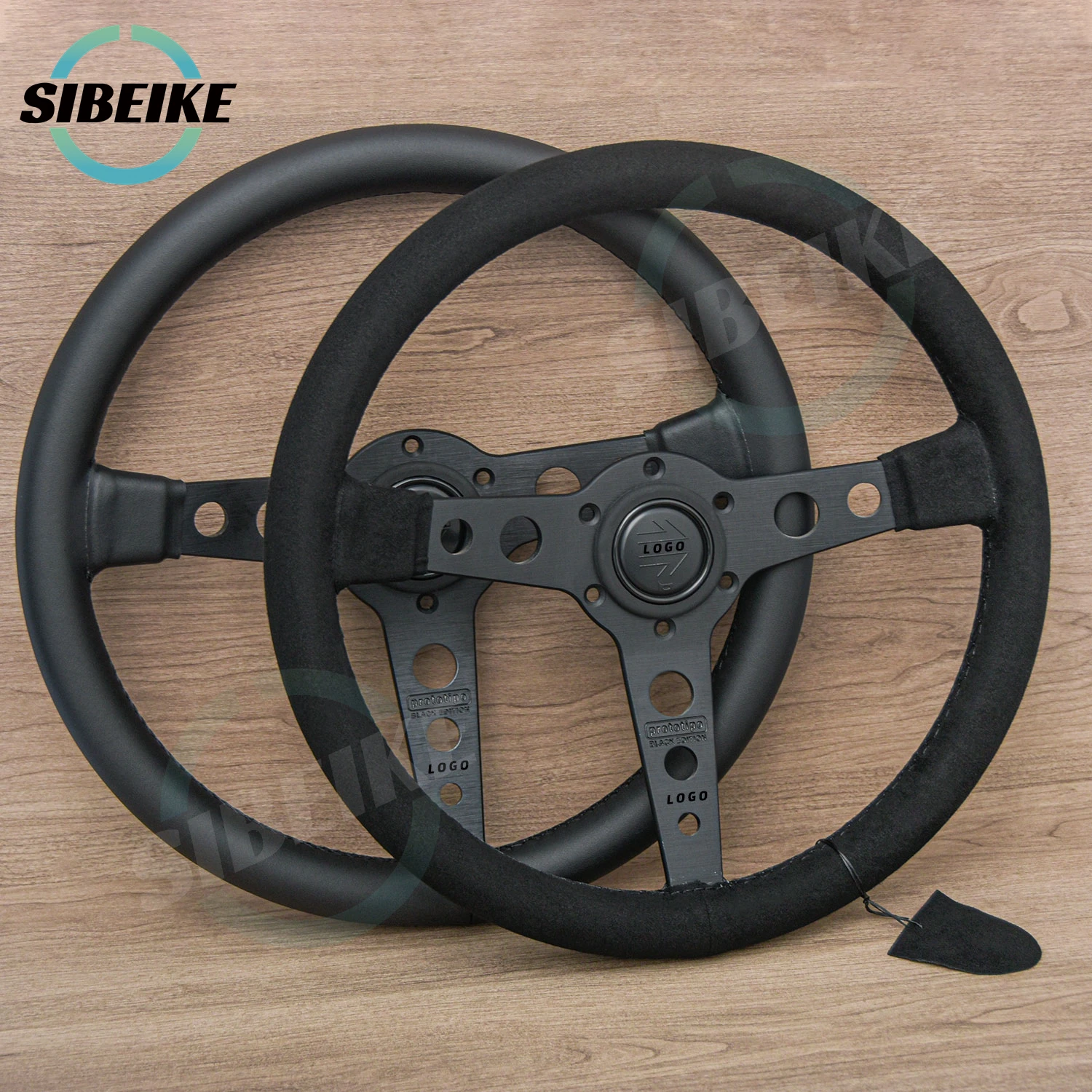 14inch Black Edition Protopito Steering Wheel Modified Car Sim Racing Sports Steering Wheel