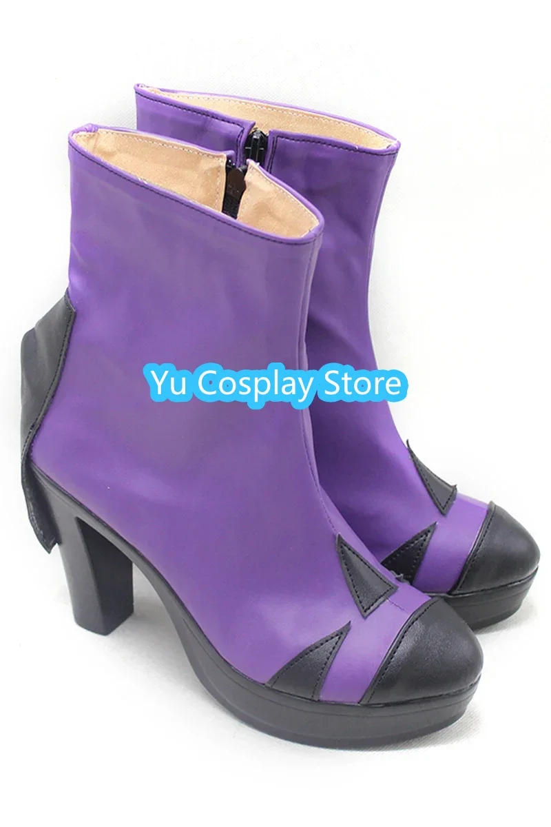 Asuka Langley Cosplay Shoes EVA Cosplay Prop PU Leather Shoes Halloween Carnival Boots Custom Made