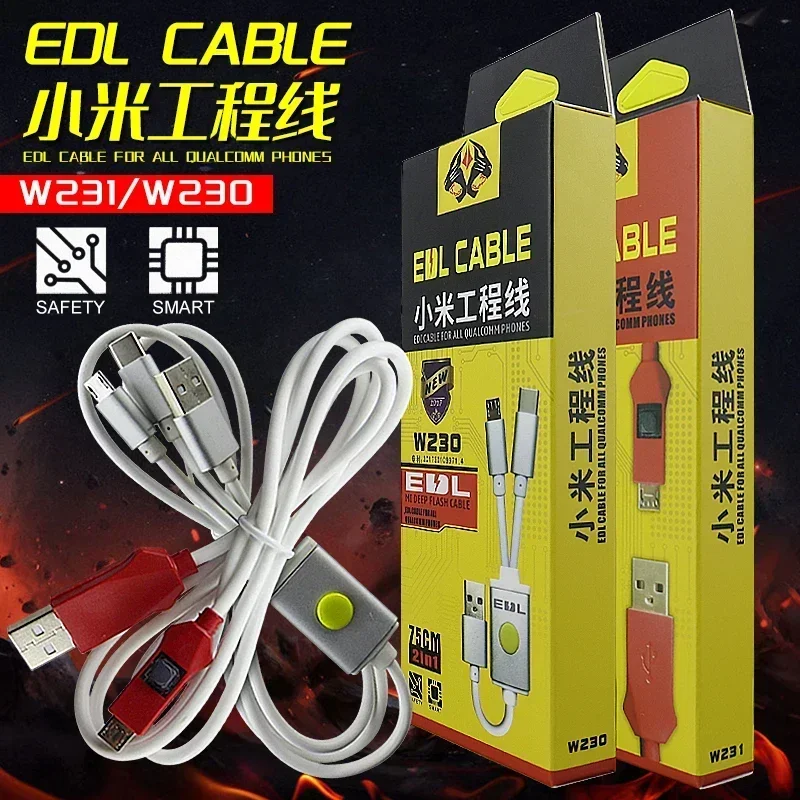 �y�Z�[�����zOSS W230 W231 ���j�o�[�T��EDL�P�[�u�� 9008�|�[�g �G���W�j�A�����O���C�� �N�A���R�� Xiaomi Redmi �f�B�[�v�t���b�V���A�����b�N �g�ѓd�b�C���c�[��