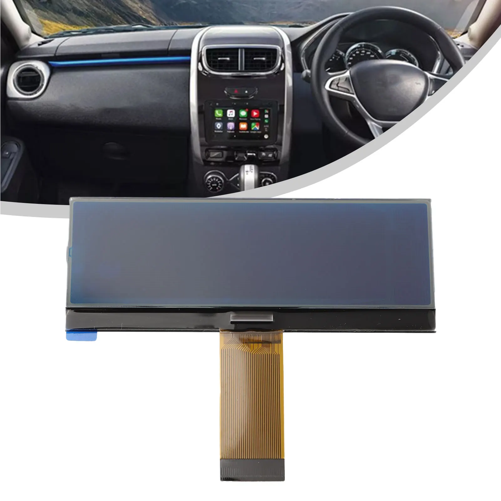 

Radio LCD Display Symbol 97.5*38mm Accessories Car For Duster Spare Parts For Captur For Lada Xray Logan Pulse