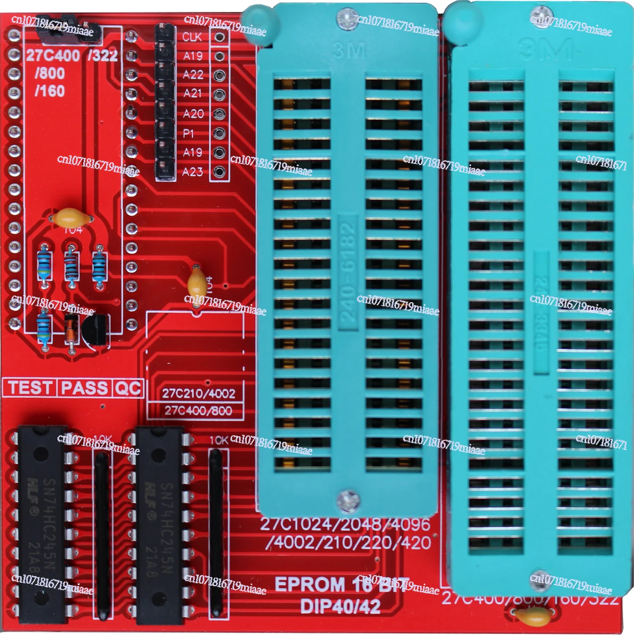 

16BIT Adapter 27C400/800/160/322/1024/2048/4096/29F1615