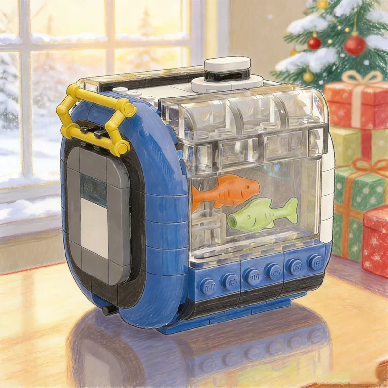 

212pcs MOC Seatruck Aquarium Module Icons Model Building Blocks Architecture Toy DIY Christmas Gifts Assemble Idea Creative