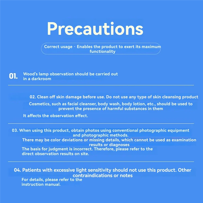 【SURPRISE】Woods Lamp Skin Analyzer Lamp Skin UV Magnifying Skin Analysis Detection Beauty Facial Testing Skin Care EU Plug