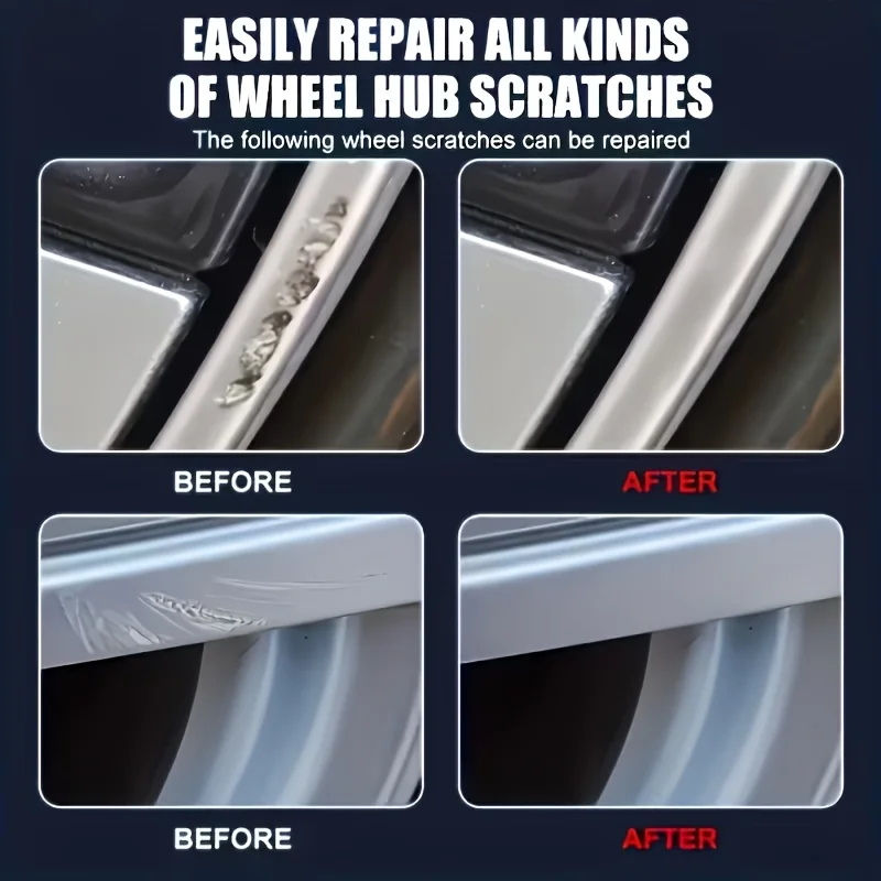 Metal Touch-Up Pen - Surface Scratch Repair, Paint Restoration for Bathrooms and Kitchens, Black, White, and Silver Touch-Up Pens, Suitable for Faucets, Door Handles, Sinks, Bathtubs, Towel Racks, Toi image 5