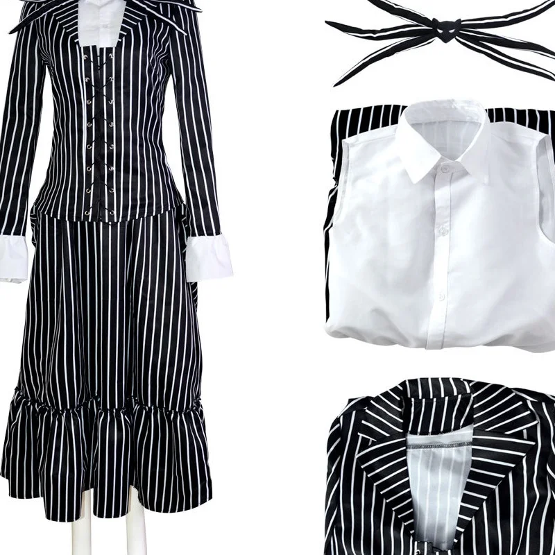 أزياء جديدة لعام 2025 من Cisas Night Scrs Ja التأثيرية للرجال مجموعة كاملة من أزياء الهالوين الهيكل العظمي Ja أزياء المسرح الصينية التقليدية