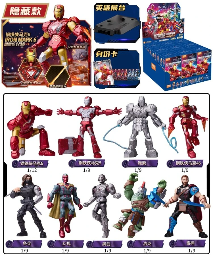 BLOKEES Spider-Man Venom Scarlet Spider Green Goblin Miles Morales Gwen Doctor Octopus Mysterio Scorpion Actionfigur Spielzeug Geschenk – Detail 40