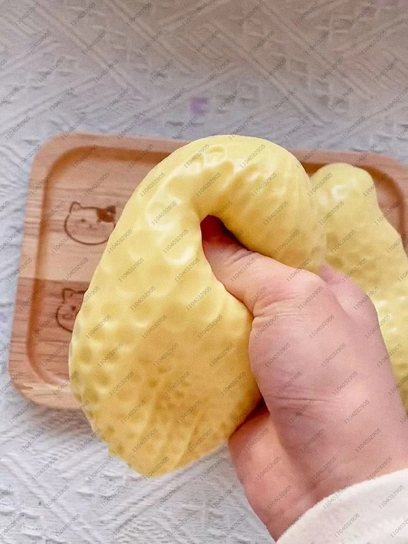 1 unidad de juguete blandito de cacahuete, juguete sensorial antiestrés de subida lenta para niños y adultos