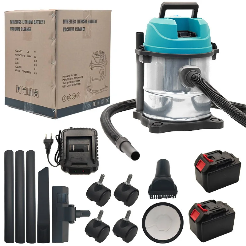 Multifunctional 3-in-1 Cordless Vacuum, 21V Lithium Dust Blower for Vehicle Cleaning,Car Vacuum Cleaner