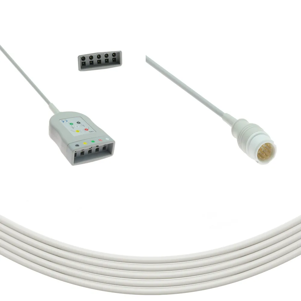 

Medical Accessories Compatible with RPI KEC007 5 Leads IEC Trunk Cable for Patient Use