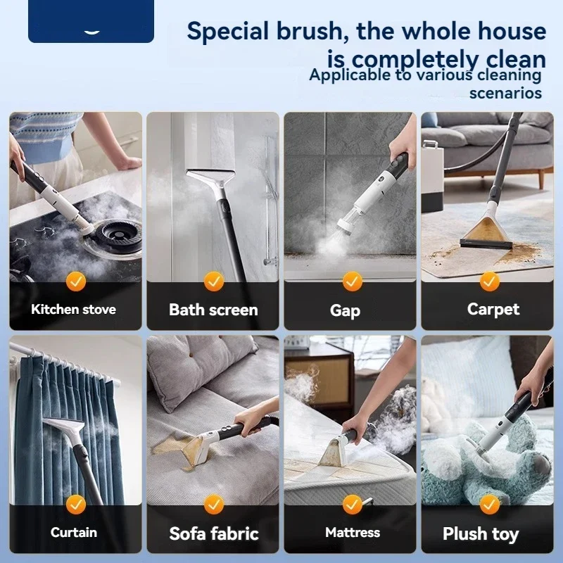Steam Cleaning Machine High Temperature Steam Household Fabric Carpet Kitchen Multi-function Sterilization Cleaning Machine