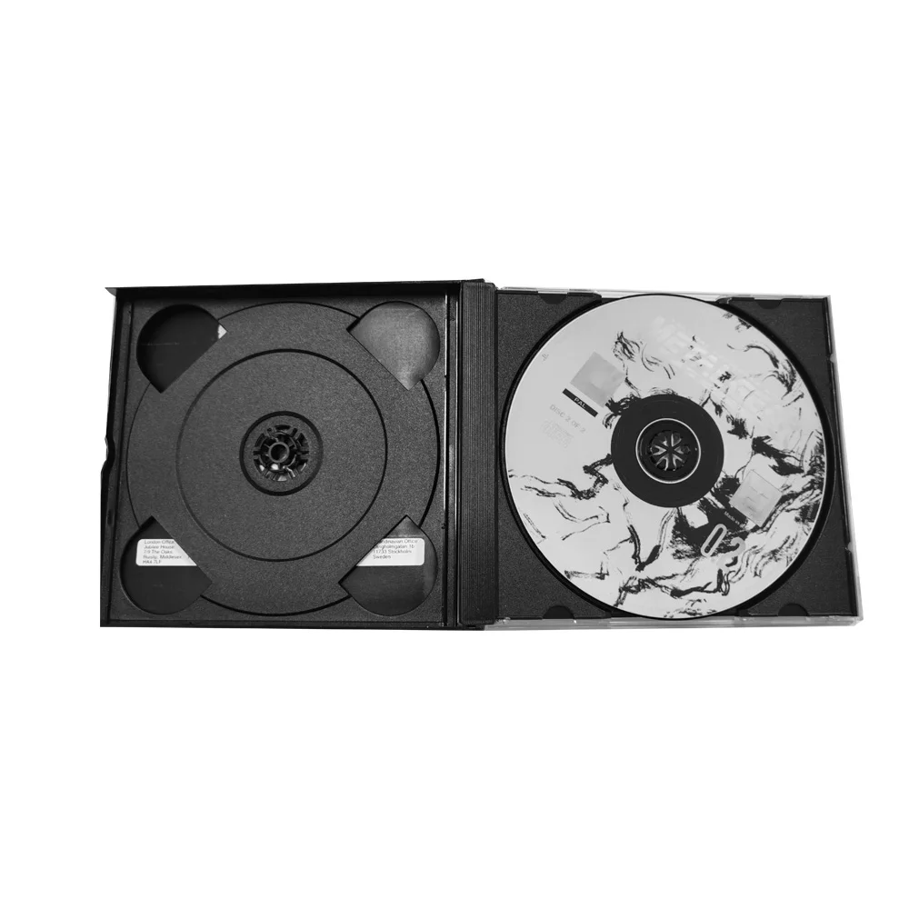 PS1 metalgear solid PAL With Manual Copy Disc Game Black Bottom Unlock Console Station 1 Retro Optical Driver Video Game Part