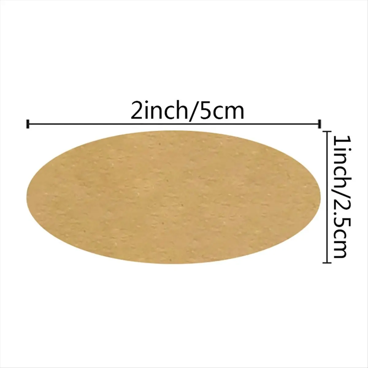 ABJS 250pcs Label Stickers Roll DIY Blank Handmade Tags for Baking, Gifts, Jars
