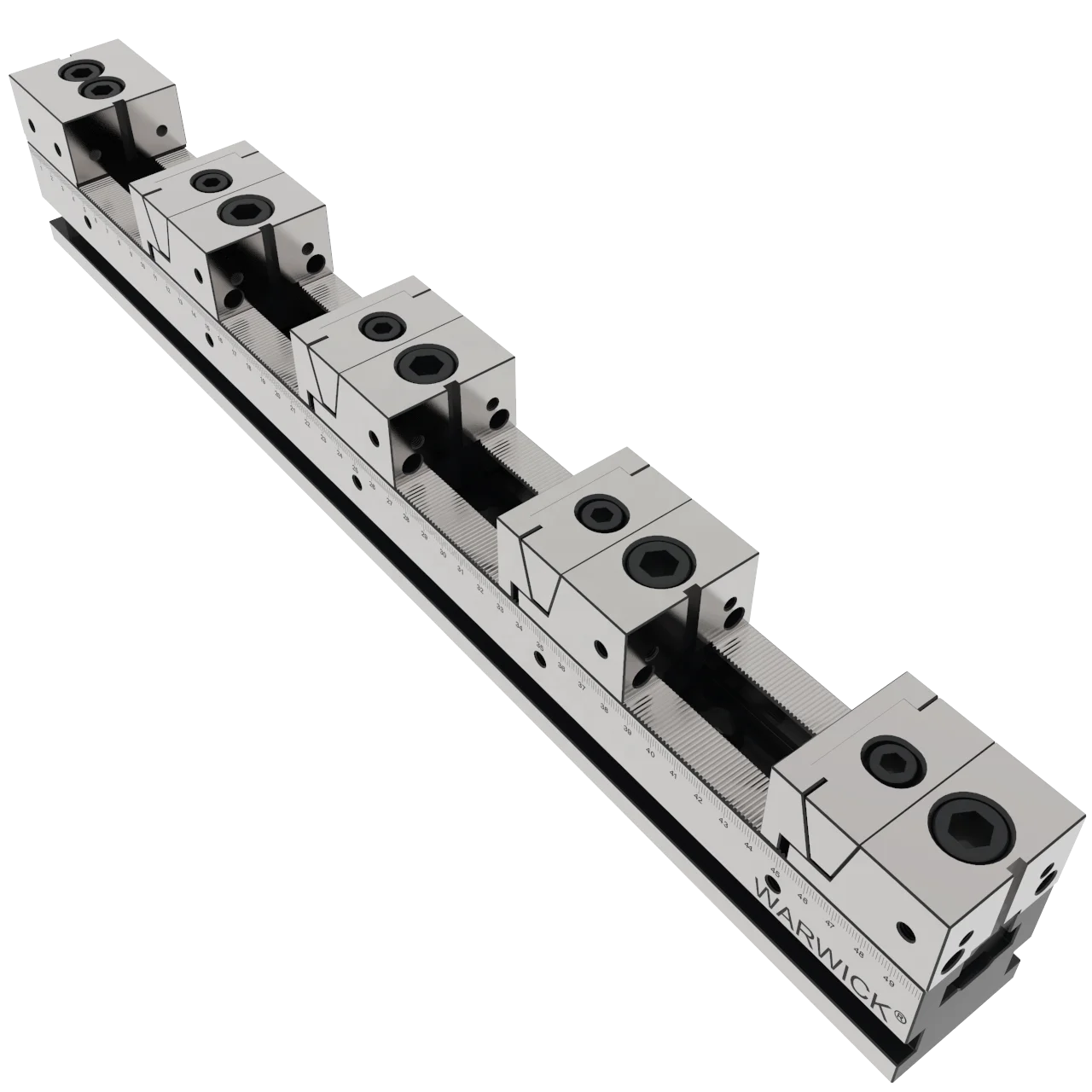 KSD50-500-4FD Cheap Precision Versatile Multi Clamping Adjustable Multiple Line up Vise Rail System for Cnc Machine