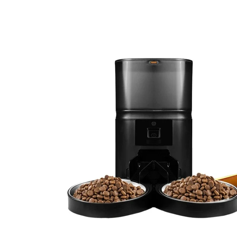 cat pet automatic feeder, cat and dog food intelligent visual, video surveillance, timing and quantification, remote feeding