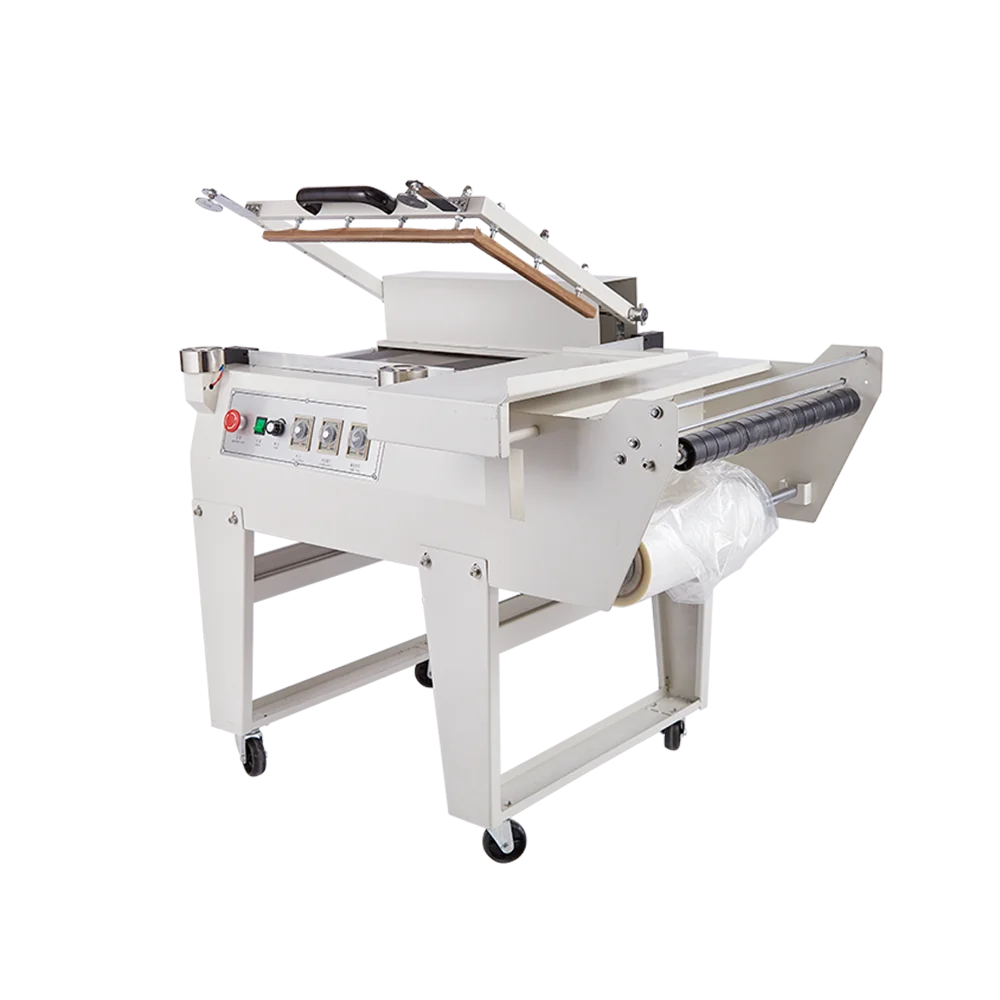 Automatic Mini Heat Shrink Tubing & Sleeves Cutting Machine Box Shrinker Pof Heat Film Packaging Machine