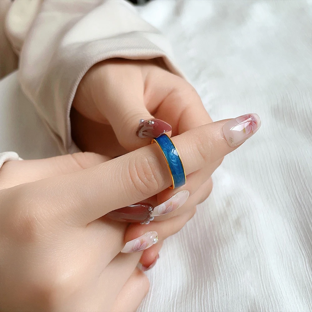 New Vintage Colorful Drip Whit - Vintage Fashion Rings For Women review and price