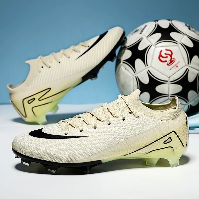 New Men Outdoor Football Boots Soccer Shoes Cleats Match Training TF/FG Grass Ankle Long Spikes Sport Hot-selling High-quality image 6
