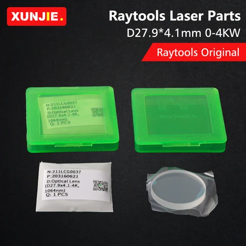 Керамическая лазерная линза Raytools 27,9x4,1/24,9x1,5 для высокоточной резки — пример использования