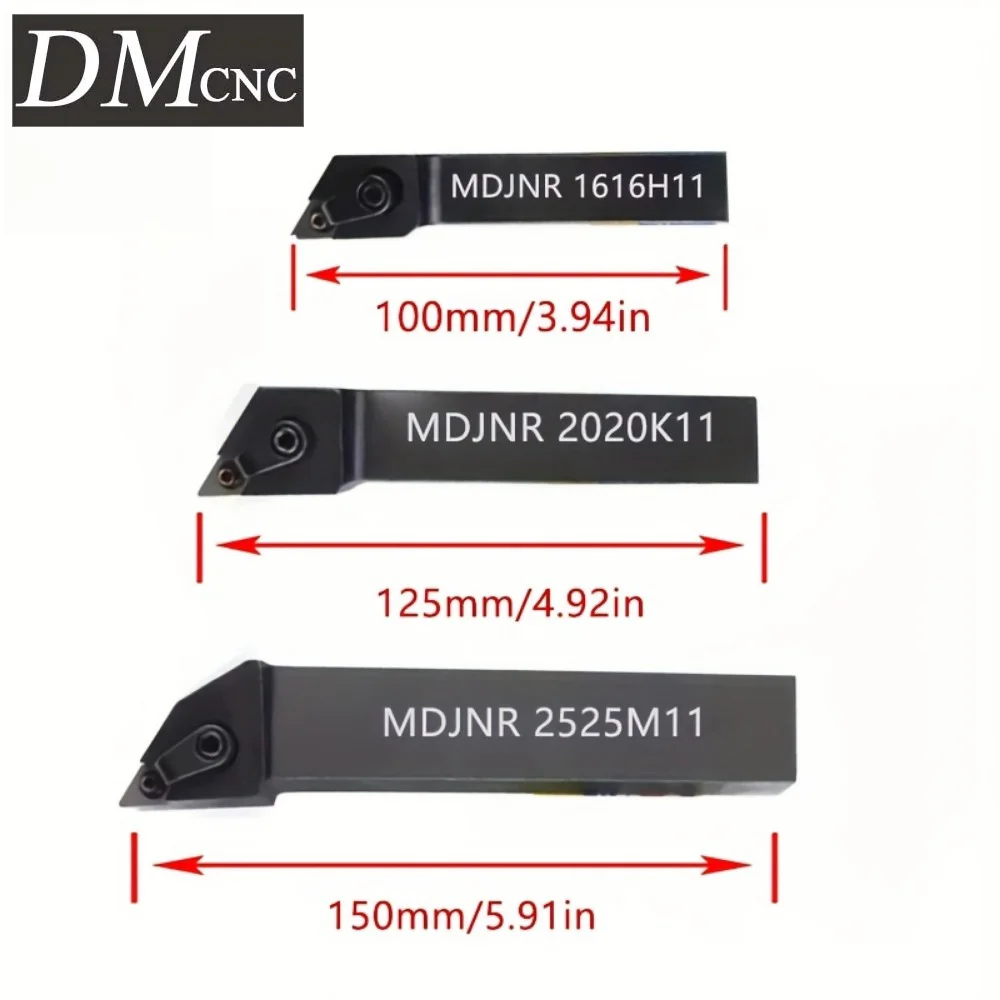 

MDJNR1616/2020/2525 Держатели инструментов для вставок DNMG11 — внешние токарные инструменты с ЧПУ для стали/нержавеющей стали