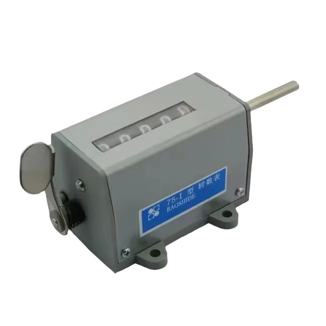 Contatore di rivoluzione rotante ripristinabile meccanico con display a 5 cifre 75-I