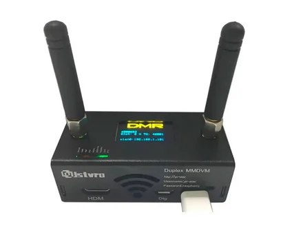 Duplex MMDVM Hotspot Station WiFi Digital Voice Modem P25 DMR with OLED Antenna for Raspberry Pi