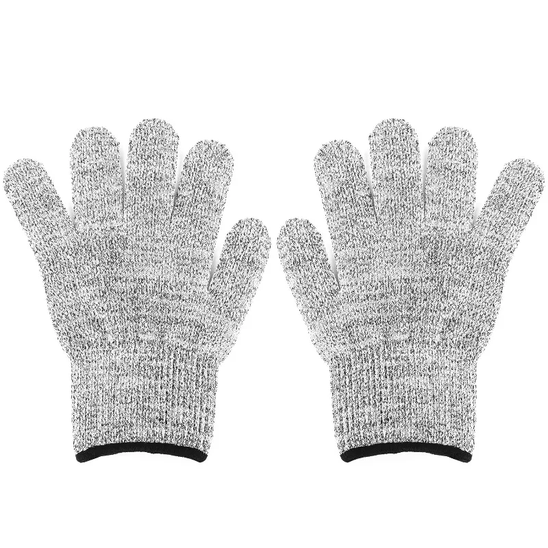 قفازات مقاومة للقطع، قفازات عمل عالية القوة من الألياف، مقاومة للاهتراء، قابلة للتنفس ومقاومة للتمزق لمعالجة الزجاج