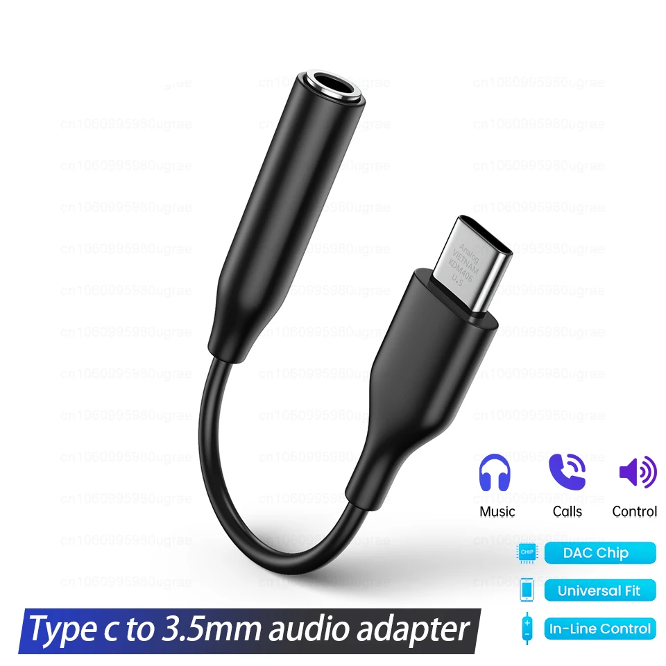 Original Samsung USB Type C To 3.5mm Jack Audio Cable Headphone Aux Adapter For Galaxy S24 S23 S22 Ultra S21 Note 20 A55 A54 5G