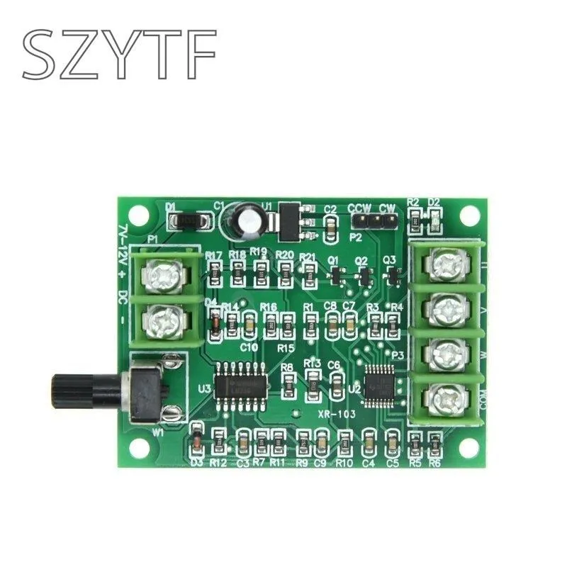 Brushless DC motor drive board Speed ​​control board Optical drive hard disk motor controller 7V-12V