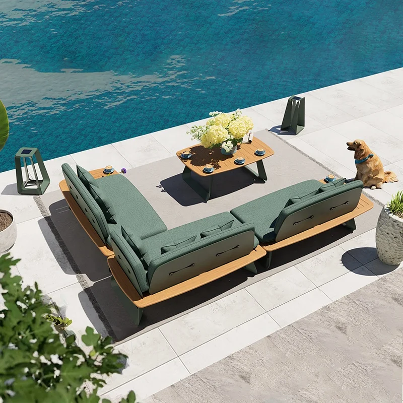 New Arrival High End Aluminum Garden Sofa Set Furniture Patio Outdoor Furniture Set Restaurant Garden Furniture