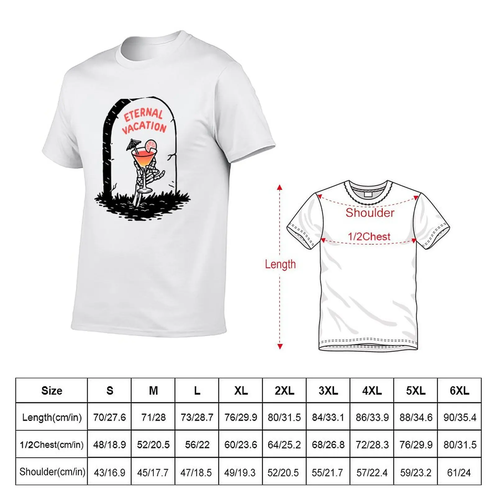 Eternal Vacation T-Shirt custom shirt blanks tshirts for men