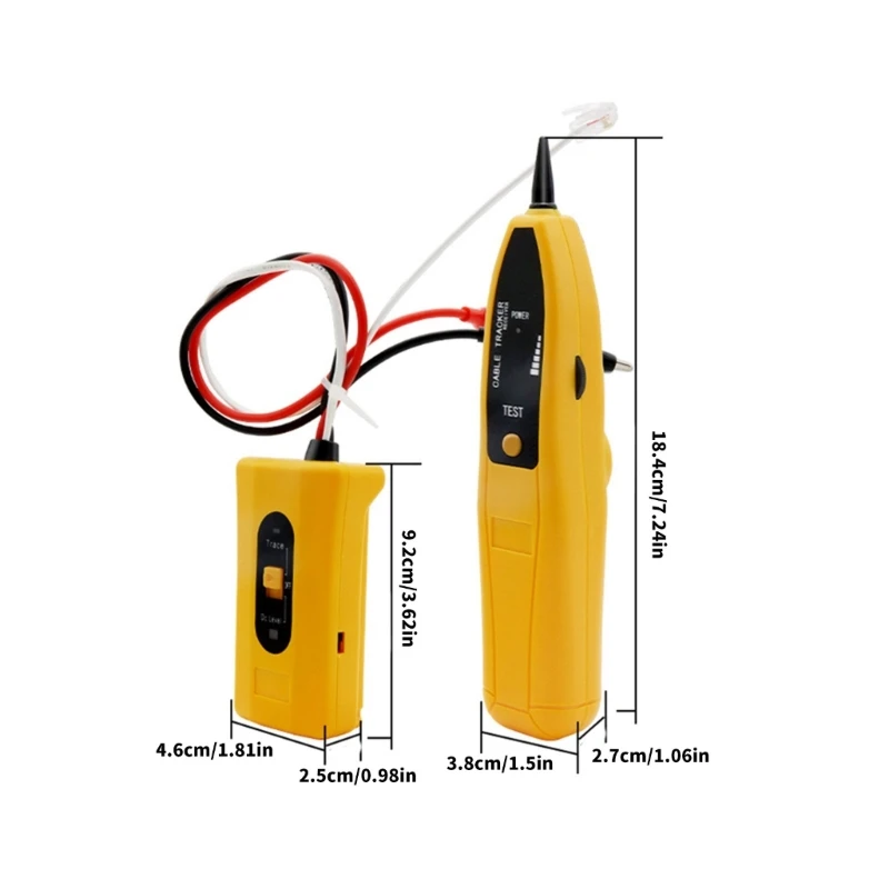 เครื่องทดสอบสายเคเบิลโคแอกเซียล (Coax) เครื่องทดสอบสายเคเบิลเครือข่ายสำหรับสายโคแอกเชียลข้อมูล RJ45 CAT5