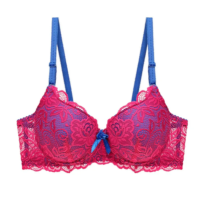 Delicate Lace Push-Up Bra for Enhanced Comfort & Style