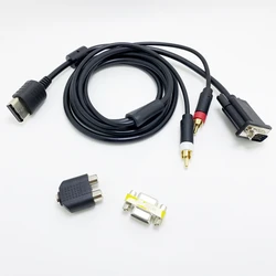 DC VGA Video Cable HD RCA Adapter Japan NTSC US PAL for SEGA Dreamcast Console 1.8M