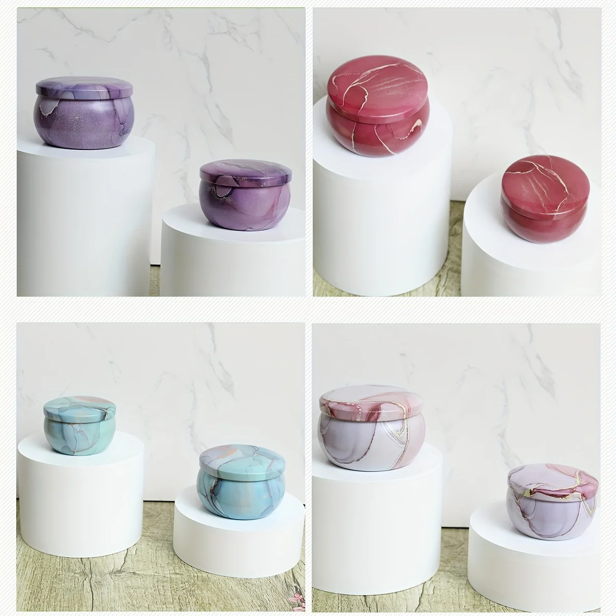 12pcs Candle Tins, 2.2oz Candle Containers For Making Candles, Bulk Candle Jars, DIY Candle Making Tins, For candle making