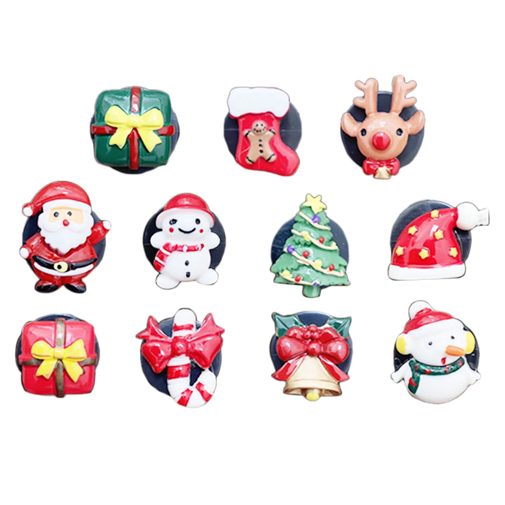 Car Decoration Christmas Air Vent Clip Christmas Tree Santa Car Air Vent Clips for Home Mascot Automotive Vent Clips