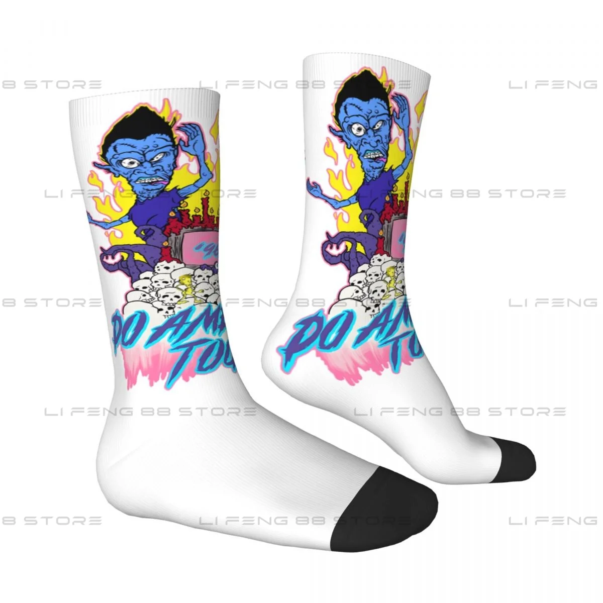 Do America Tour Beavis and Butthead Unisex Winter Socks Hip Hop Happy Socks Street Style Crazy Sock