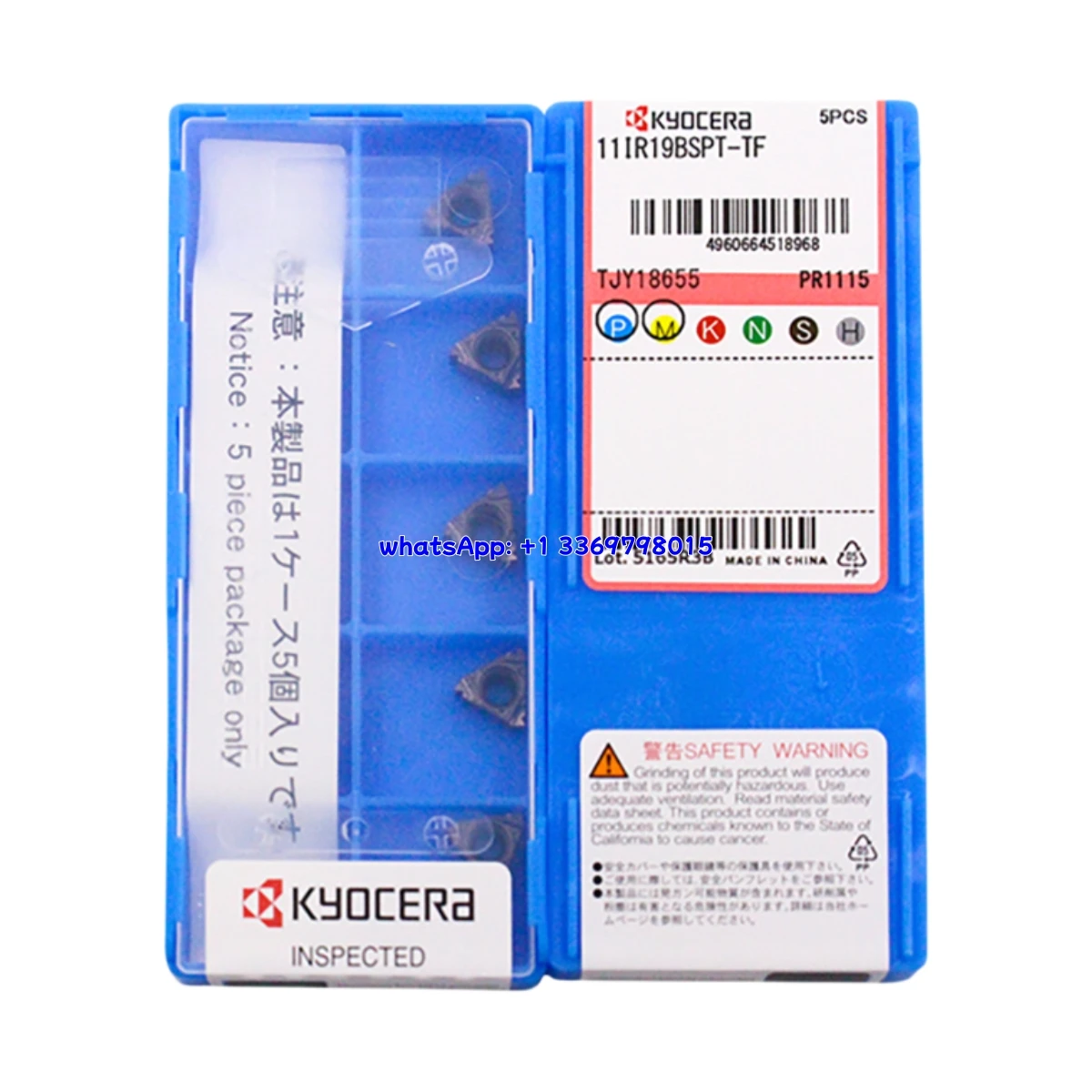 Оригинальная резьбовая вставка 11IR 11IR1.0 1.25 1.5 1.75ISO 14BSPT 19BSPT-TF TQ PR1115 PR1535