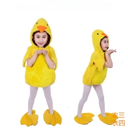 Halloween children Yellow chicken costumes cute animal clothing duck costume fancy dress