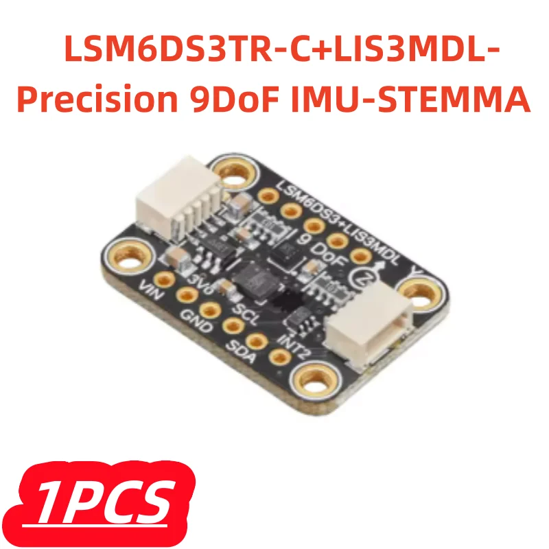 1Pcs/lot 100% New LSM6DS3TR-C+LIS3MDL-Precision 9DoF IMU-STEMMA QT 9 axis